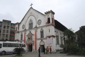Mianzhu Catholic church before the quake. Photo: Chengdu Catholic Diocese